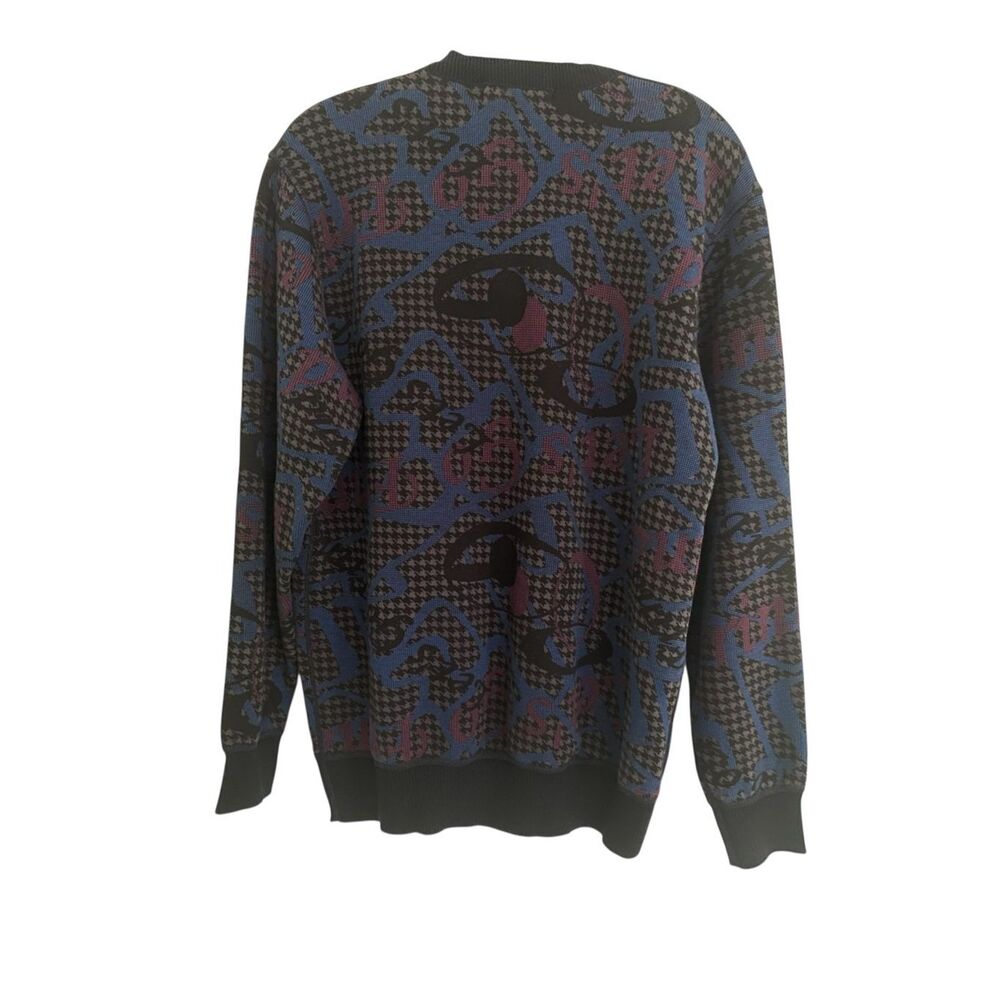 NWT Men Crew Neck Long Sleeve Knit Sweater Sz M/L - Picture 2 of 7